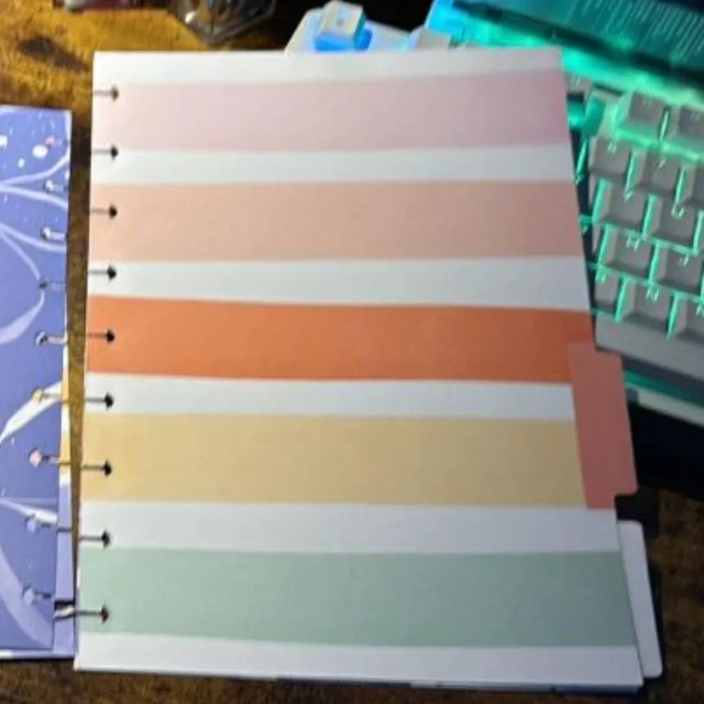 Happy Planner Classic tab dividers, discs & guided journal - see pics